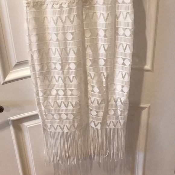 C by cubic off shoulder lace fringe dress size 8 - Picture 6 of 15